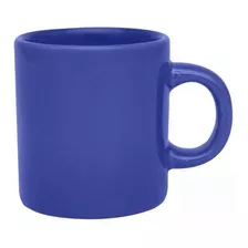 Tazas De Cerámica Biona Jarro Mug Apto Microondas 360cc X 6u Color Azul