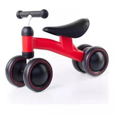 Bicicleta De Equilíbrio 4 Rodinhas Sem Pedal P/ Bebe - Buba
