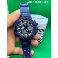 Reloj Hummer Azul Para Hombre Contra El Agua