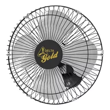 Ventilador De Parede Venti-delta Parede 50 Preto Com 4 Pás, 50 cm De Diâmetro 127 v/220 v