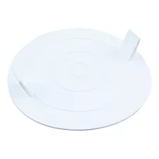 Tapa Ciega A Presion Pvc Para Caja Octogonal Grande Blanca