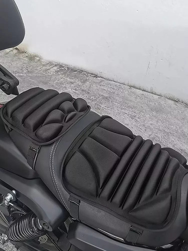 Cojn Para Moto Biplaza Amortiguador Y Transpirable Foto 3