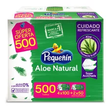 Toallitas Pequeñin Aloe X 500 U