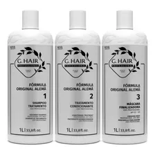 Kit G.hair Fórmula Original Alemã 3l Shamp+ Tratamen + Másc