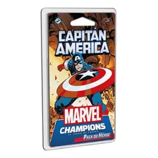 Juego De Mesa Marvel Champions Pack D Heroe: Capitan America