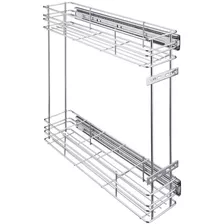 Porta Garrafas Lateral Com Corrediça Inox 4622 Masutti