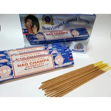 Incenso Indiano Nag Champa Satya Sai Baba 6cx De 15gr