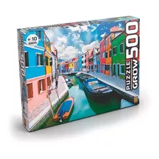 Quebra Cabeça 500 Peças Canal Burano - Grow