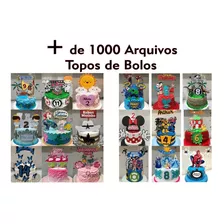 Mega Pacote Topo De Bolos + 1000 Arquivo