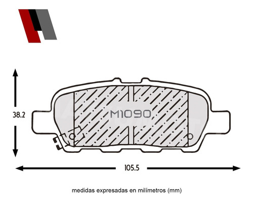  Pastilla De Freno Cermica Trasera Suzuki Gran Vitara 2009 Foto 3