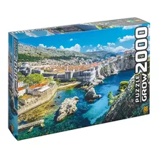 Quebra Cabeça Dubrovnik Croácia 2000 Peças Puzzle Grow