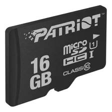 Memoria Micro Sd 16gb Clase 10 Patriot Lx Series