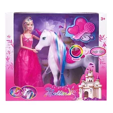 Magic Light Unicorn And Princess Doll