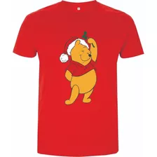 Camisetas Navideñas Winnie Pooh Navidad Adultos Niños