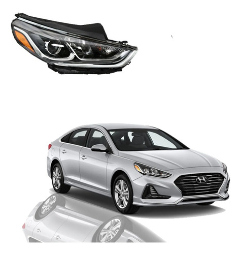 2018-2019 Hyundai Sonata Faro Foco Unidad Nueva Calidad Rh!! Foto 2