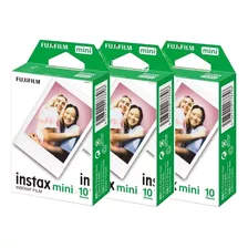 Papel Filme Para Instax Mini 7, 8, 9, 11, 12 - Pack 30 Fotos