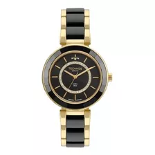 Relógio Technos Feminino Ceramic Saphire Dourado 2036mkp/4p