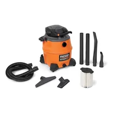 Aspirador É Industrial Tambor Ridgid Wd1685br 60l Laranja Y Preto 220v