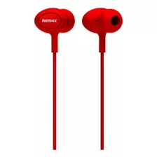 Audifonos Remax Rm-515 3.5 Mm Stereo In-ear Mic Rojo