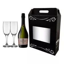 Kit Salentein Brut Rose 750ml + 2 Copas - Pérez Tienda - 