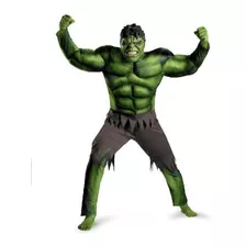 Fantasia Infantil Luxo Hulk Com Mascara Musculos Vingador