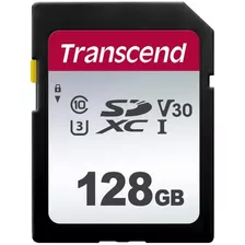 Memoria Transcend 128gb 300s Uhs-i Sdxc 100mb/s Clase 10