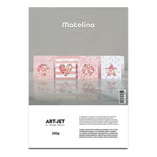 Papel Matelina Doble Faz 250g A4 50 Hojas Color Blanco