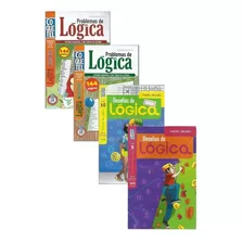 Kit 4 Revistas Desafios De Lógica Coquetel -144 Páginas Cada