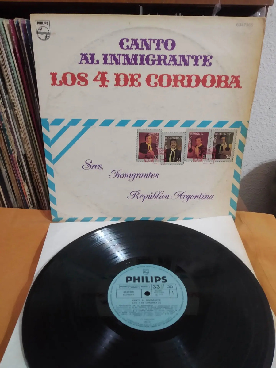 Los 4 de Córdoba - Canto al inmigrante - vinilo 1980