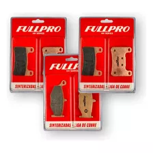 Kit Pastilha Freio Fullpro V-strom 1000 2014 Em Diante