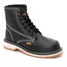 Bota Para Hombre Tipo Vintage Negro Padilla415 Suela Ferrari