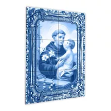 Imagens De Santo Antonio - Quadro Em Azulejo 100% Oferta Esp