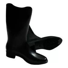 Bota Galocha Feminina Preta Pvc Piracapas