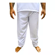 Calça Oxford Sem Bolso Branca Umbanda Candomblé Promoção