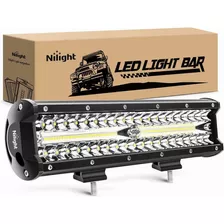 Barra Led 4x4 Neblinero Luz 48foco Impermeable Coche Tractor