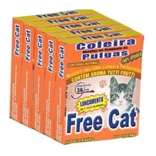 5 Coleira Anti Pulgas Para Gatos - Free Cat 100% Natural