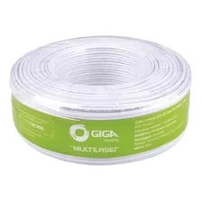 Cabo Coaxial Hdlite 4mm 100% 100m 2x22awg Gs226 Gigasecurity