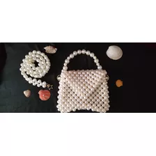 Bolsa Pérolas Extravagante