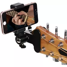 Clip De Teléfono Ajustable Para Guitarra O Bajo, Soporte Par