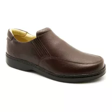 Sapato Casual Doctor Shoes Couro 410 Marrom