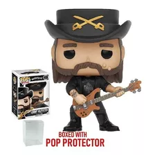 Funko Pop Rock Motorhead Lemmy Kilmister Con Protector