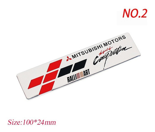 Insignia Del Logotipo Trasero Del Coche 1pcs Para Mitsubishi Foto 3
