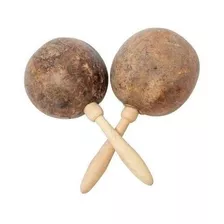 2 Maracas Naturales, Sonajas De Guaje, Artesanal Mexicano 