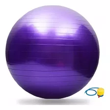 Bola Pilates Suiça Yoga Abdominal Gym Ball 60cm Bomba Grátis