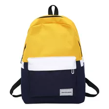 Mochila Urbana Para Escolar Juvenil Laptop Tote Lona Colores