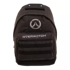 Mochila Bioworld Overwatch Color Negro Diseño De La Tela Liso