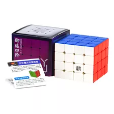 Cubo Rubik 4x4 Yusu Magnetico Yj Moyu Speed Cube Profesional Color De La Estructura Stickerless