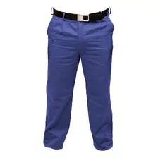 Pantalon De Trabajo Azulino Ropa Acero Gabardina Celeste T48