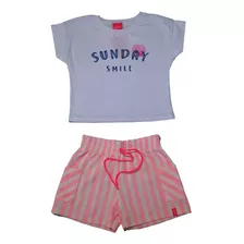 Conjunto Infantil Kely Kety Malha/moletinho Tam: 06