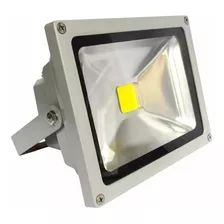 Foco Led 20w Exterior Luz Calida Color De La Carcasa Gris